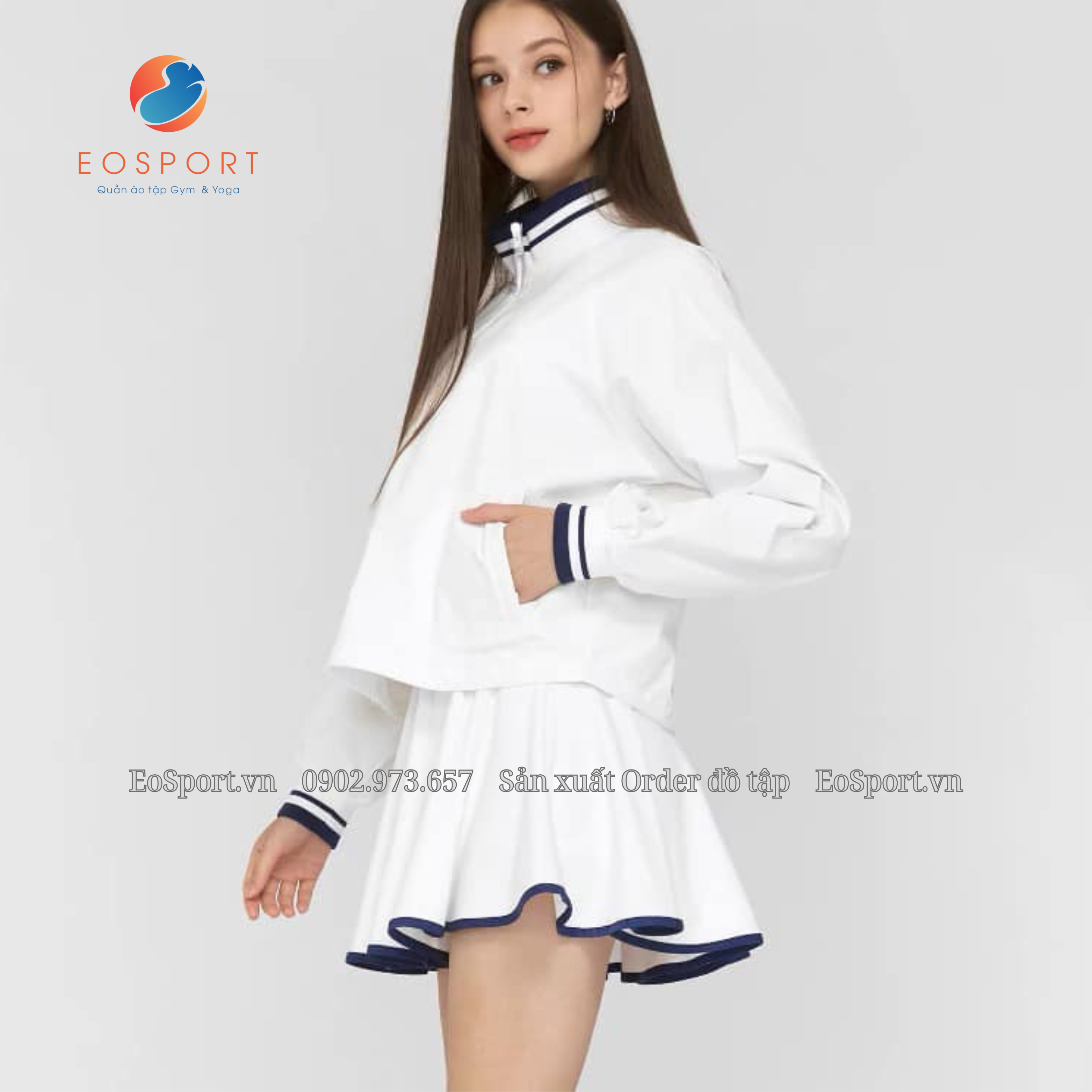 Áo khoác thể thao trẻ trung năng động cá tính - EOSPORT