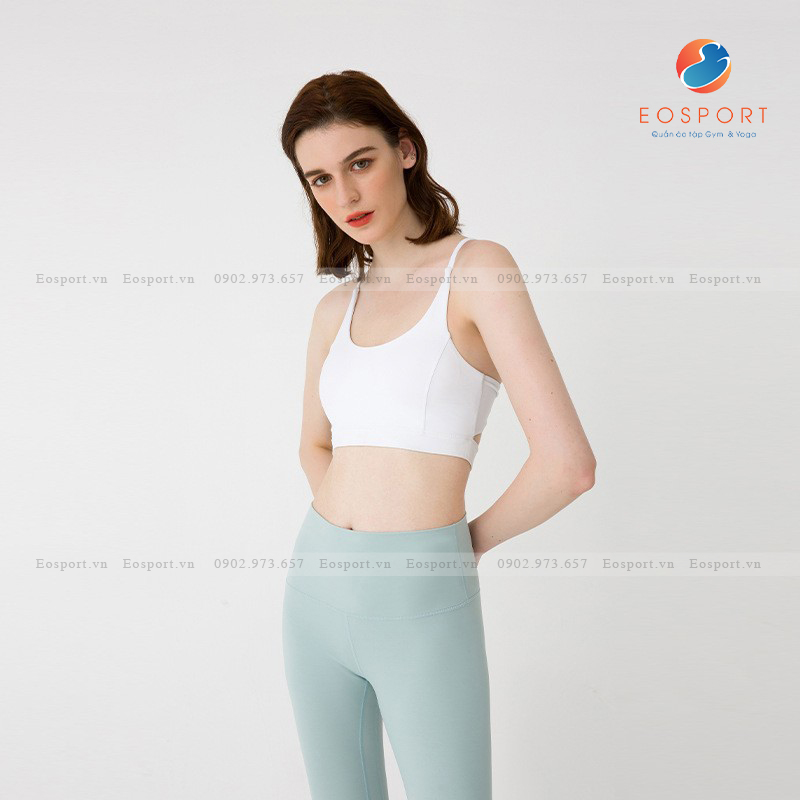 Áo Tập Gym Yoga Chéo Dây Chữ V