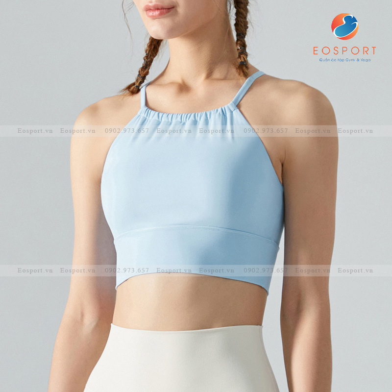 Áo Bra Cổ Yếm Gợi Cảm Gym Yoga