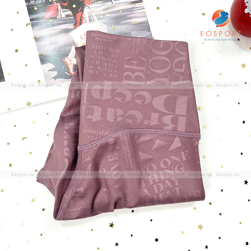 Quần Leggings Cạp Cao Ôm Bụng Chất Siêu Đàn Hồi