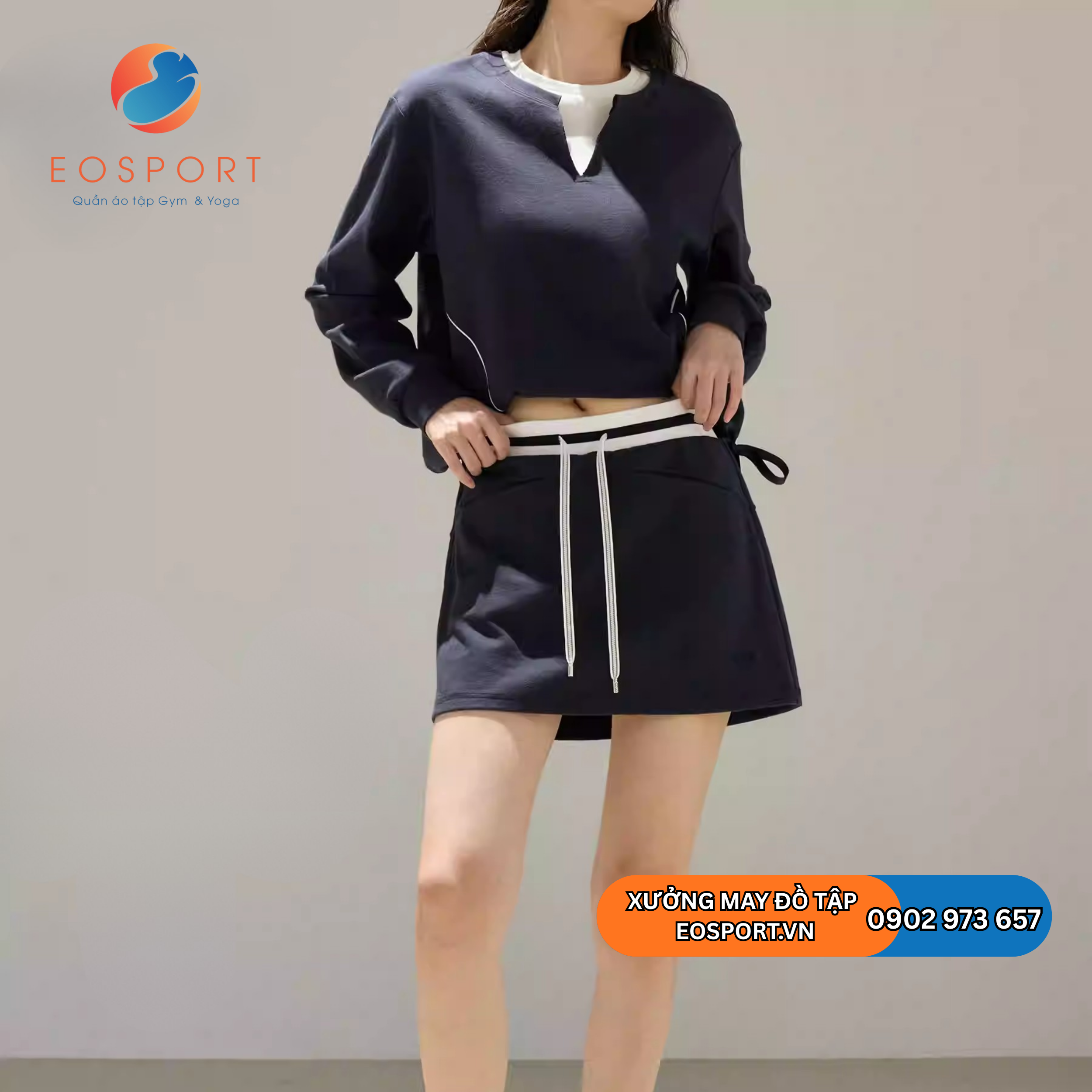 Chân Váy Tennis Lưng Chun Phong Cách Năng Động - EO SPORT