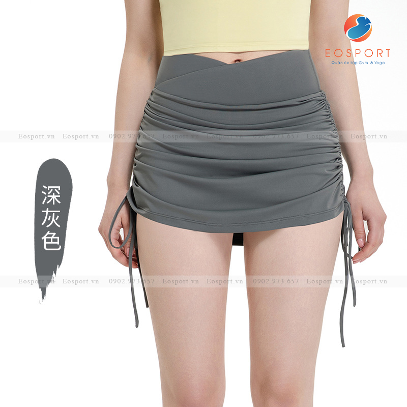 Chân Váy Thể Thao Jagaball Nữ Hai Lớp Rút Dây