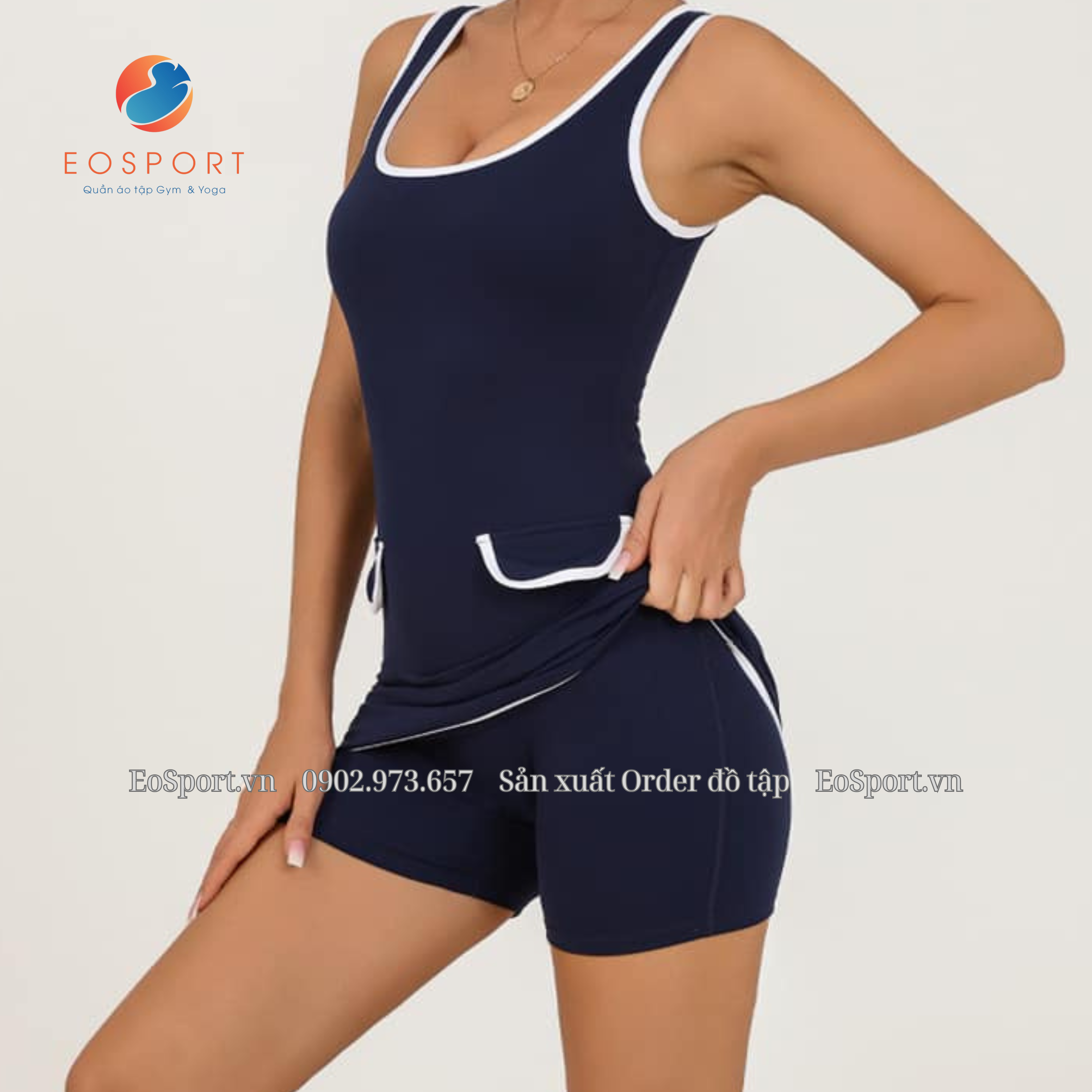 Đầm liền thể thao pickeball đi tập đi dạo đều đẹp - EOSPORT