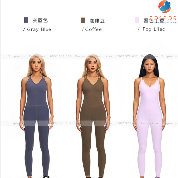Bộ Jumpsuit Thể Thao Remake Aria Cao Cấp