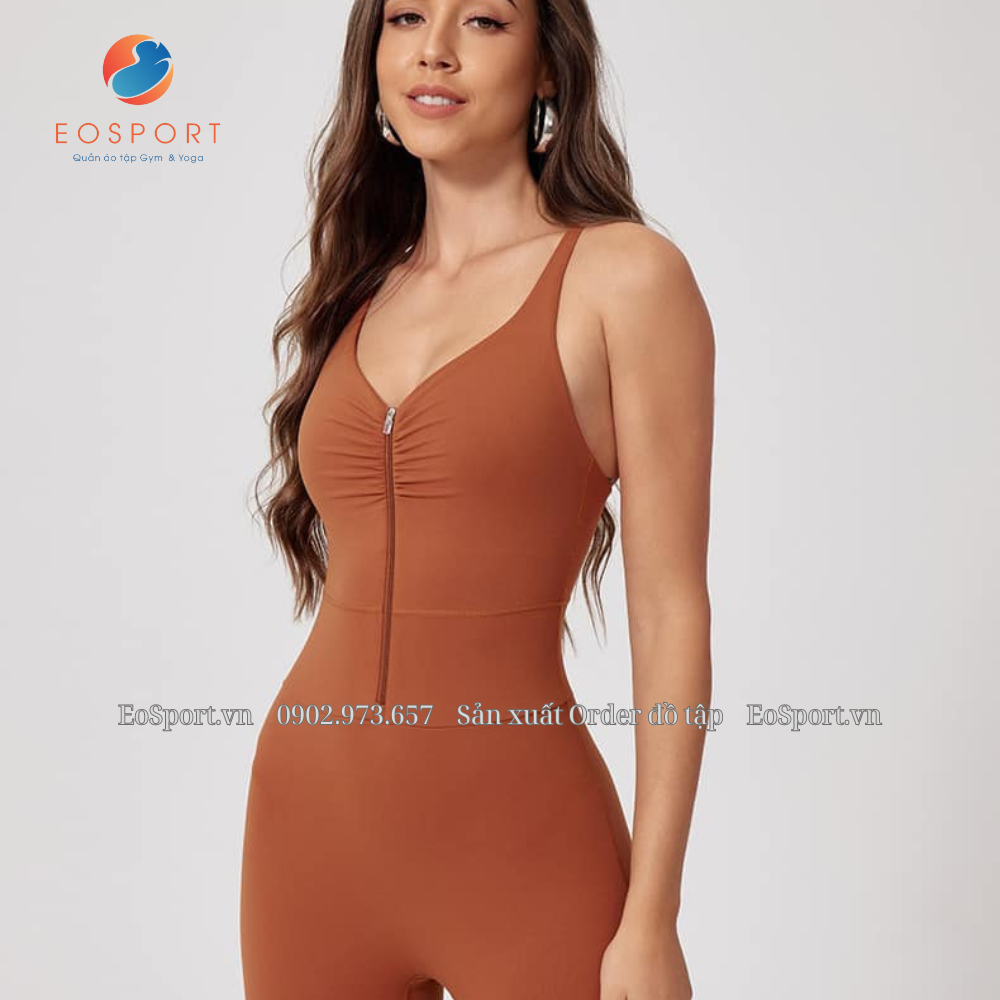Jumpsuit tập yoga gym thời trang EOSPORT