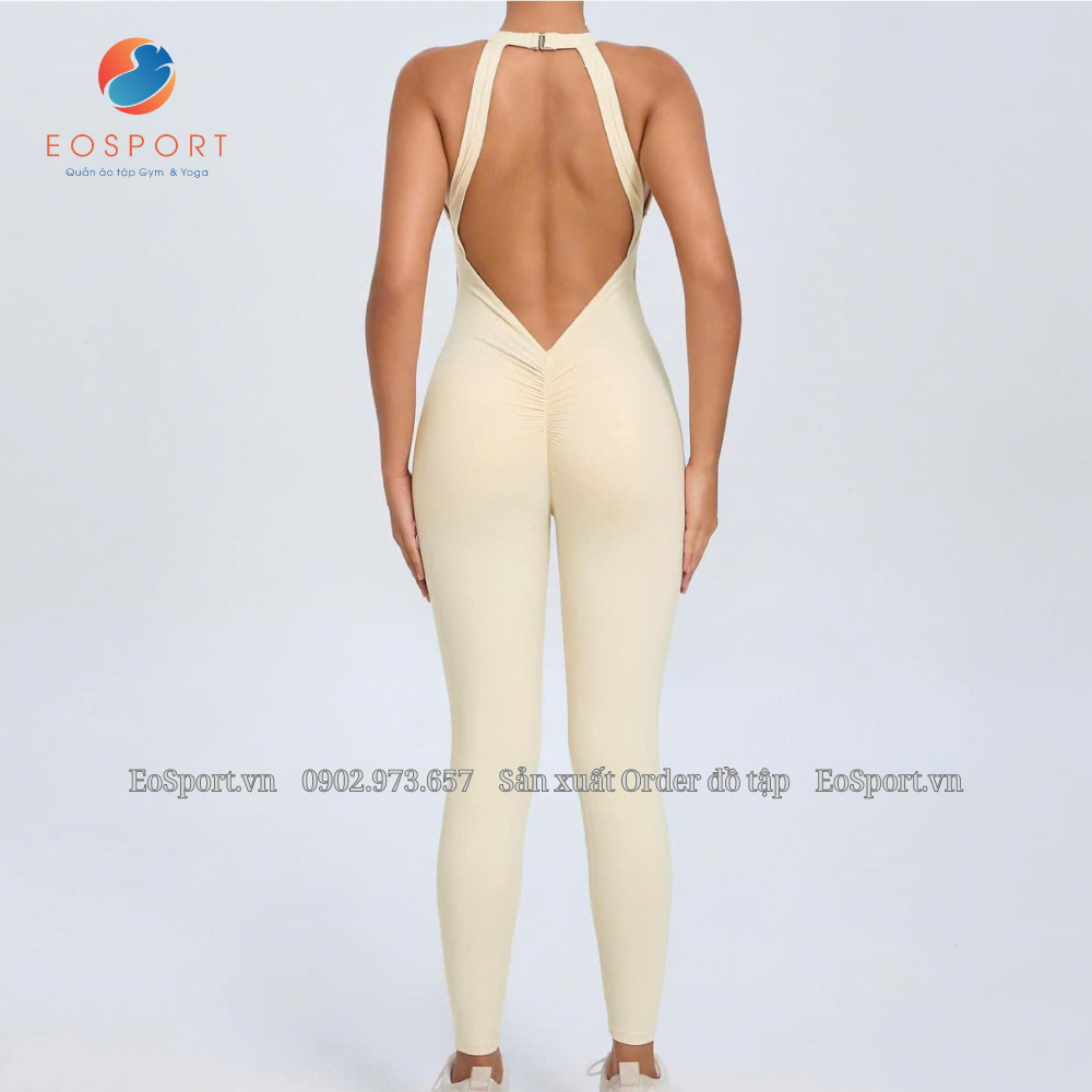 Jumpsuit Yoga Khoét Lưng Nhún Mông gợi cảm - EO SPORT 