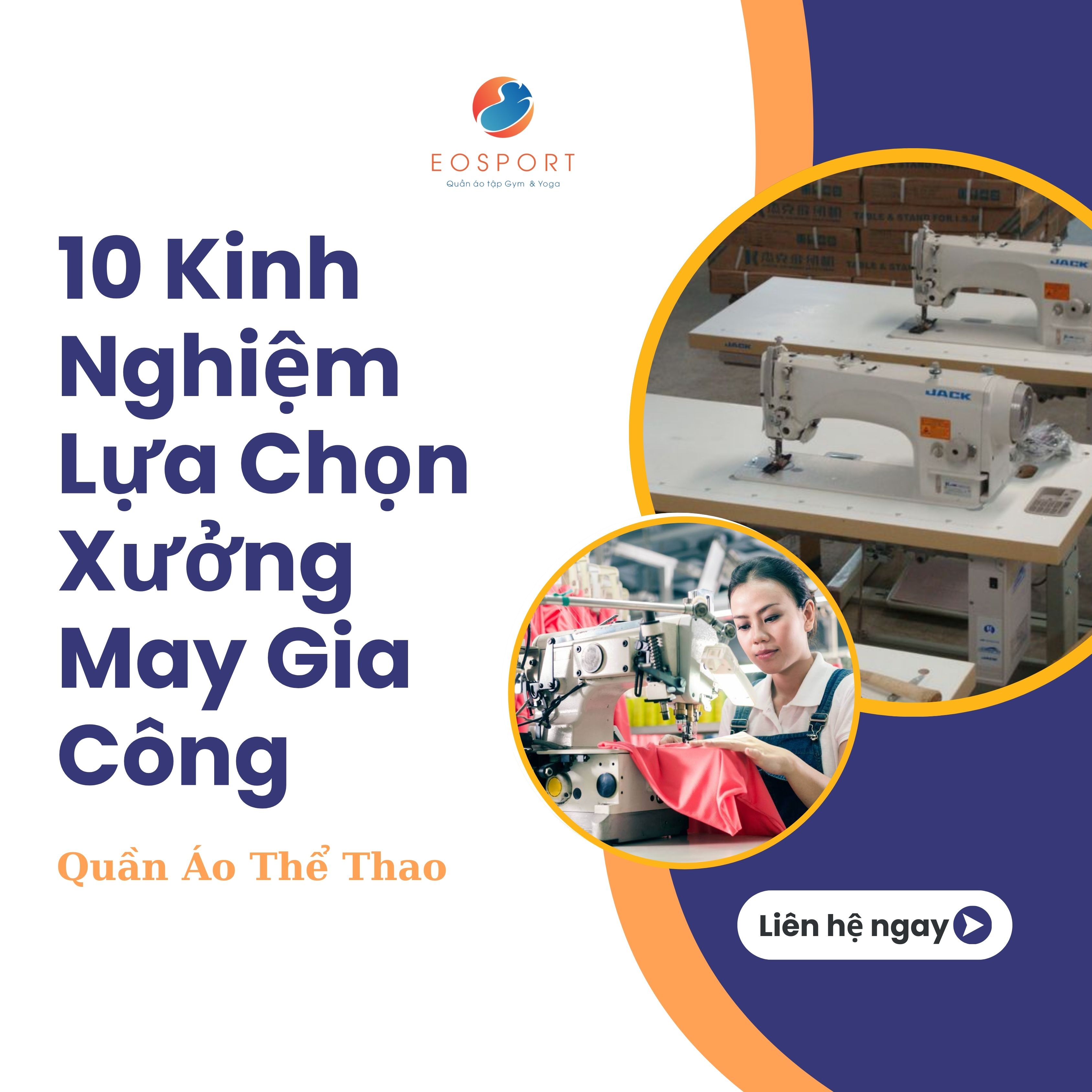 10 kinh nghiệm chọn xưởng may gia công quần áo thể thao uy tín
