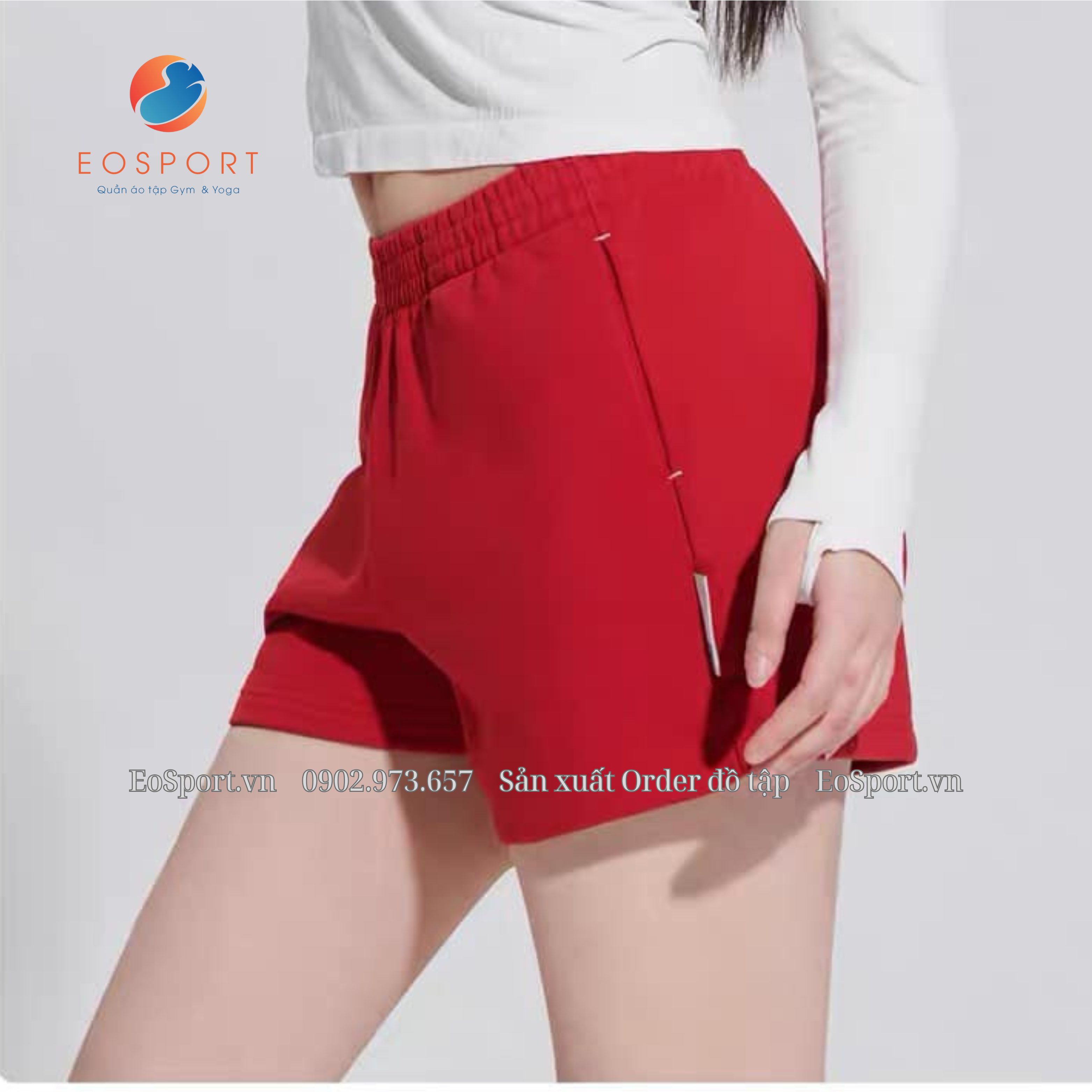 Quần short nỉ thể thao cao cấp - EOSPORT