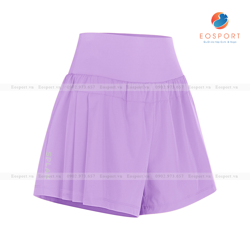 Quần Short Thể Thao Nữ 2 Lớp Eo Sport