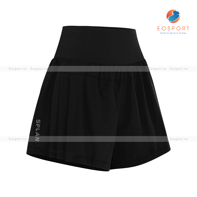 Quần Short Thể Thao Nữ 2 Lớp Eo Sport