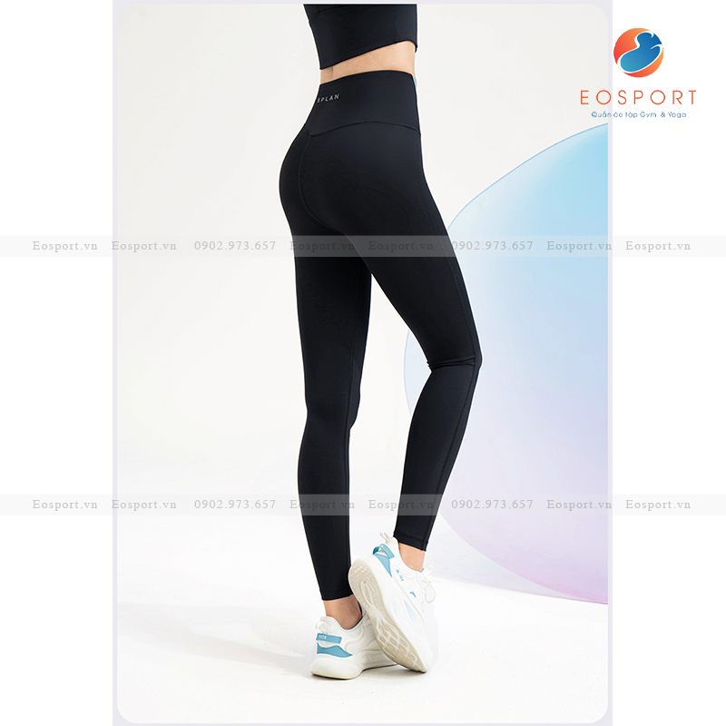 Quần Leggings Cạp Cao Ôm Bụng Chất Siêu Đàn Hồi