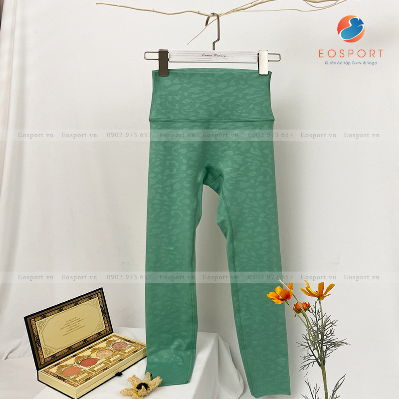 Quần Leggings Cạp Cao Ôm Bụng Chất Siêu Đàn Hồi