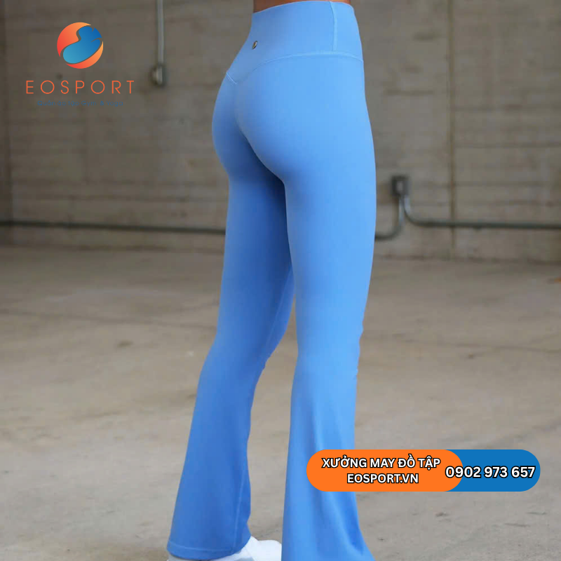 Quần Yoga Ống Loe Nữ Tôn Dáng Thoải Mái