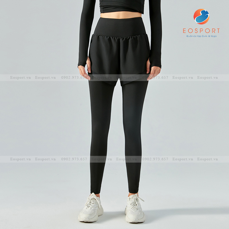 Quần Short Leggings Cặp Liền Thể Thao Nữ