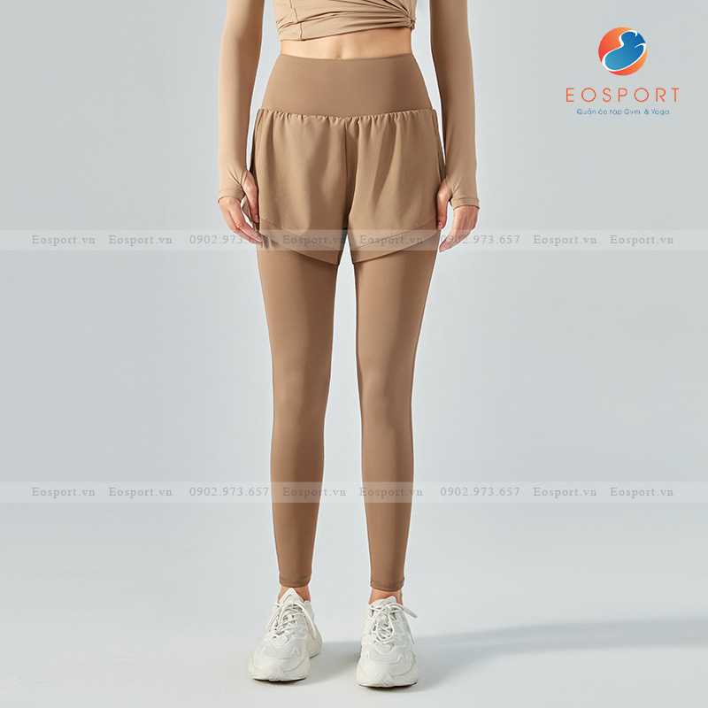 Quần Short Leggings Cặp Liền Thể Thao Nữ