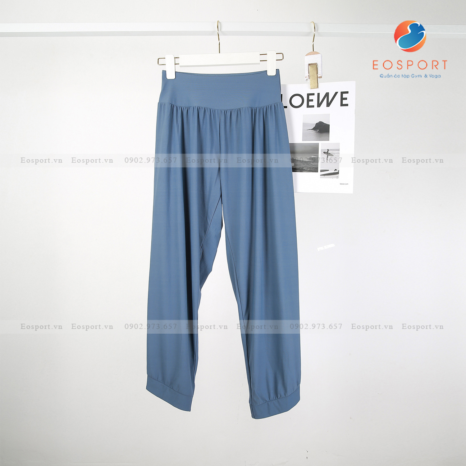 Quần Jogger Nữ Thể Thao Chất Thun Dù Si Giãn Cao Cấp