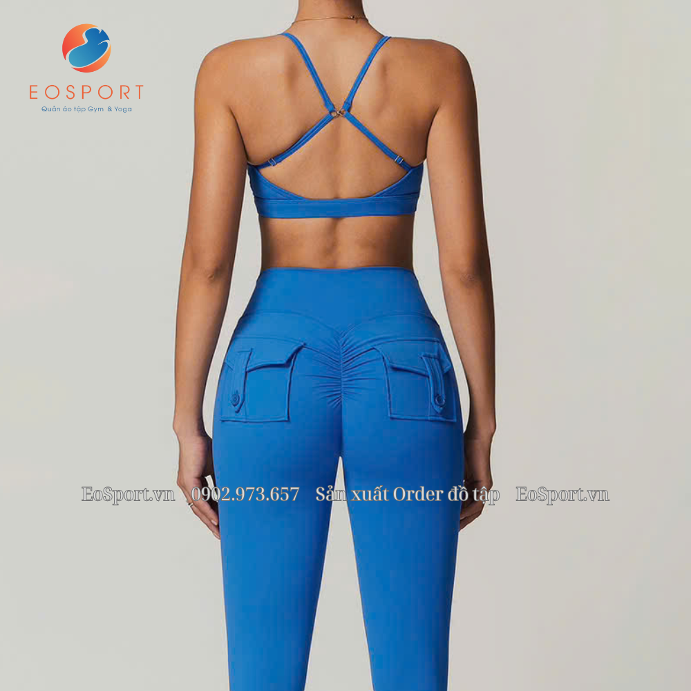 Sét Gym Nữ Nhún Mông Túi Hộp Phía Sau Sexy - EO SPORT 