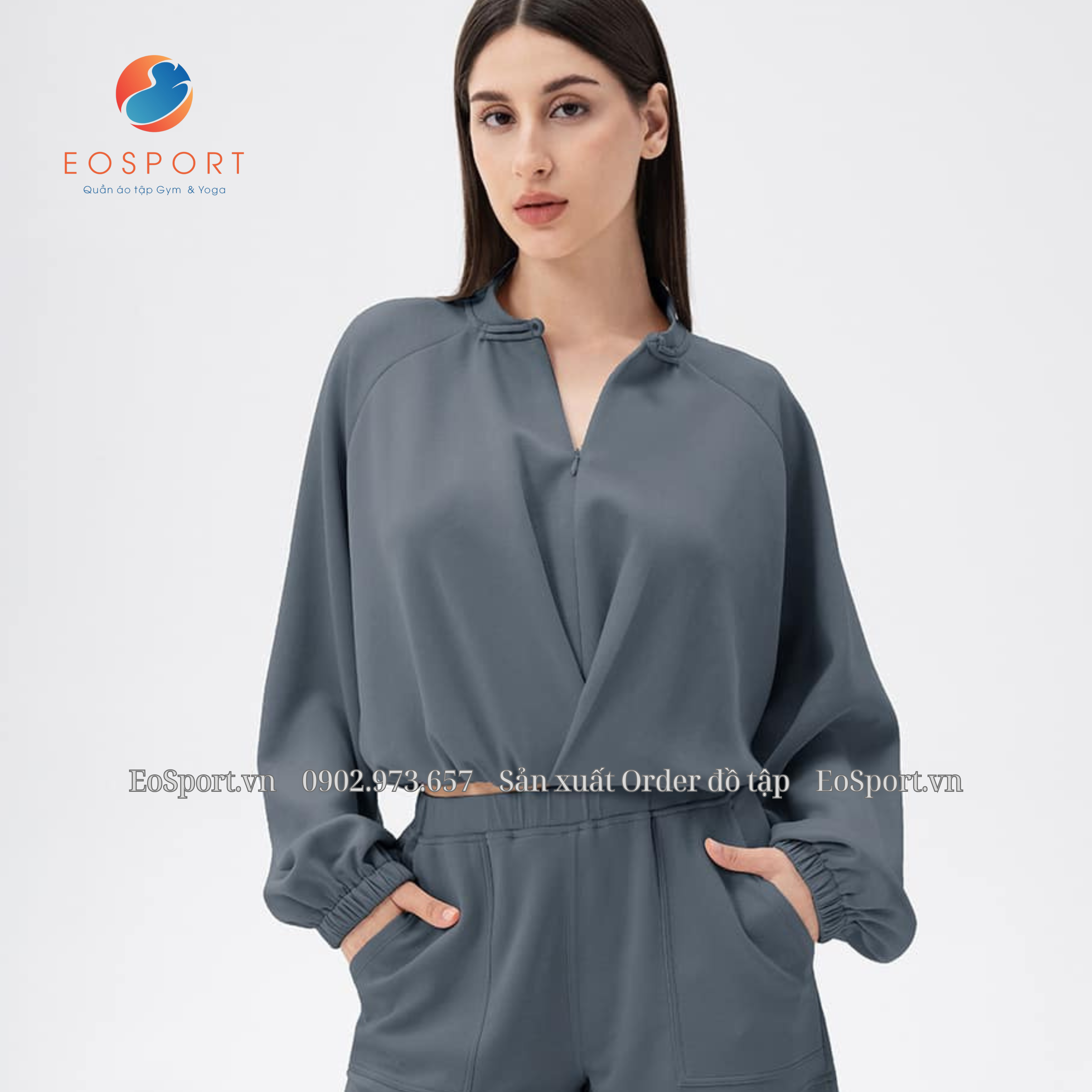 Bộ đồ tập đùi dài tay - EOSPORT