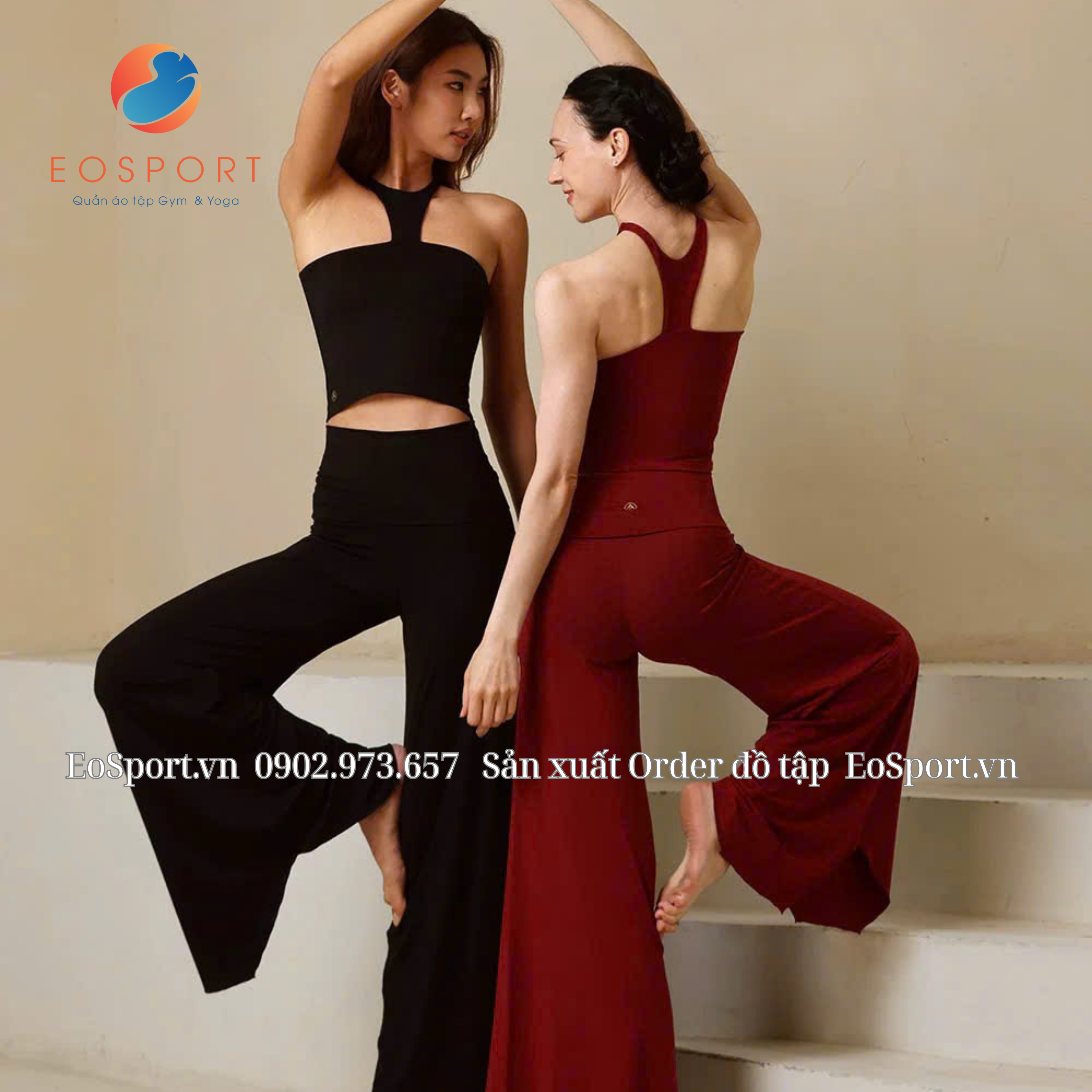 SET ĐỒ TẬP ỐNG LOE CỰC TÔN DÁNG - EO SPORT