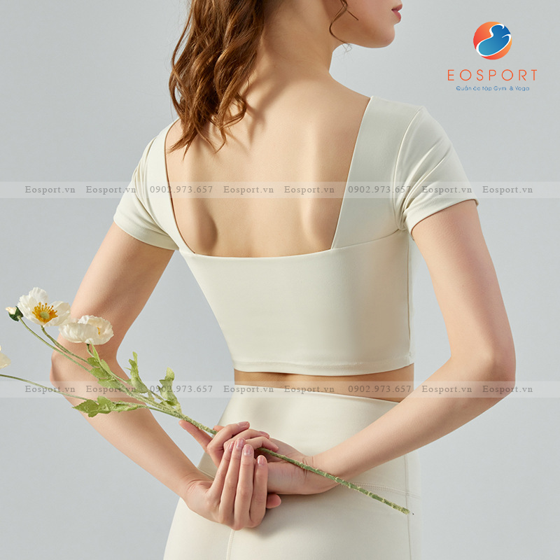 Sét Bộ Tập Gym Yoga Cổ Vuông