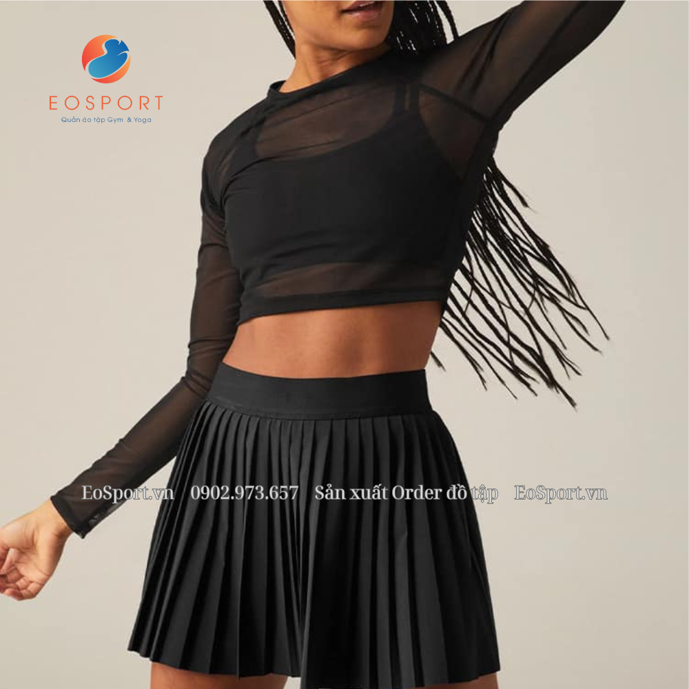 Áo tank lưới dài tay dễ phối đồ - EOSPORT