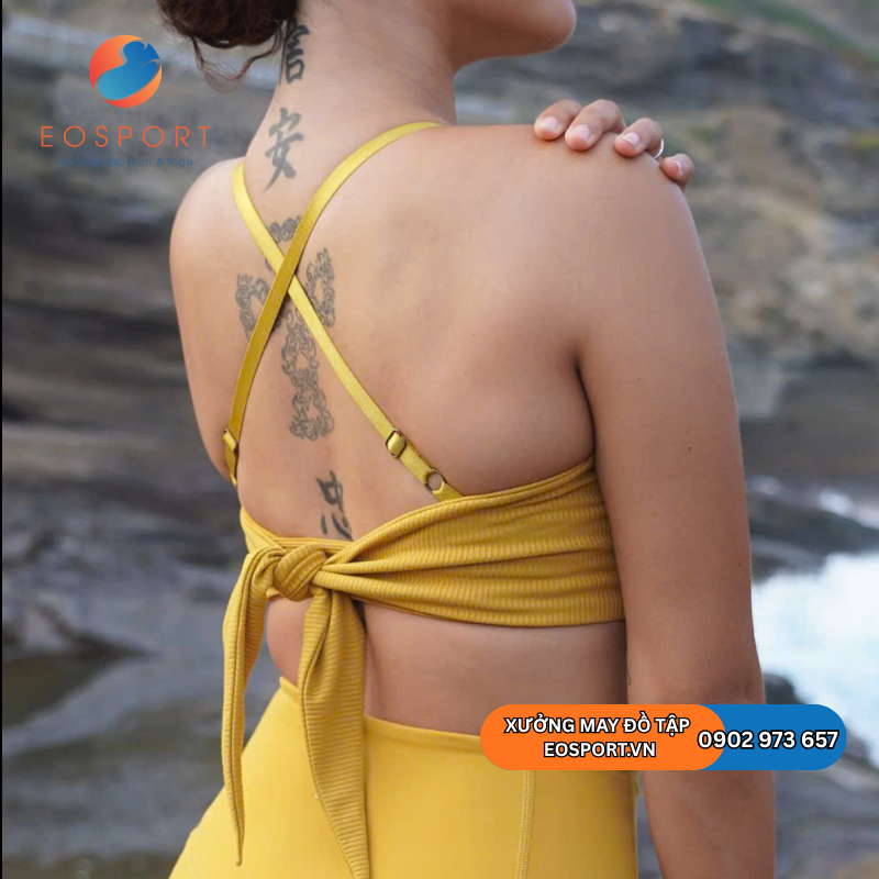 Bra Yoga Thắt Nơ Sau Thiết Kế Dễ Thương - EO SPORT
