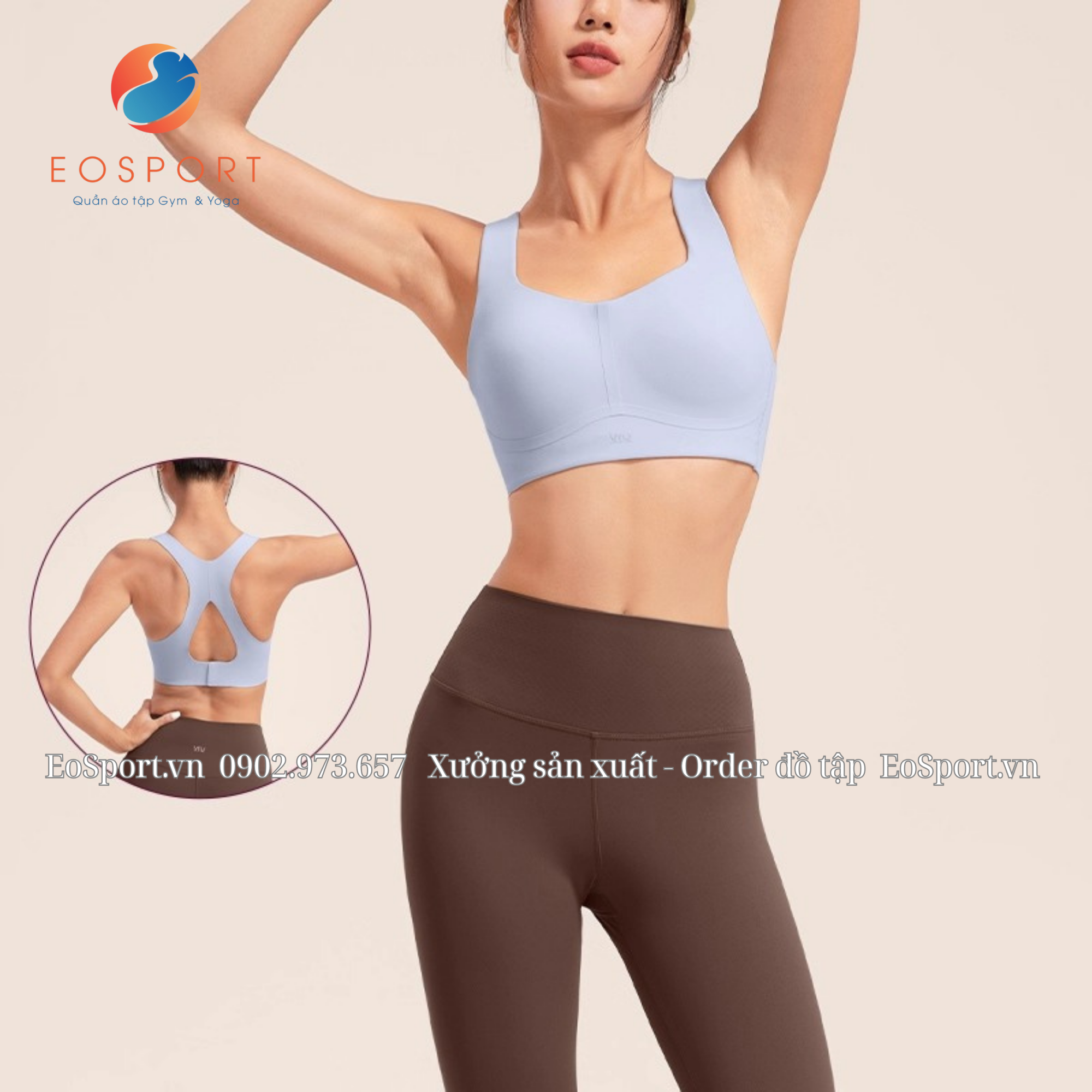 Áo Bra Thể Thao Khoét Lưng