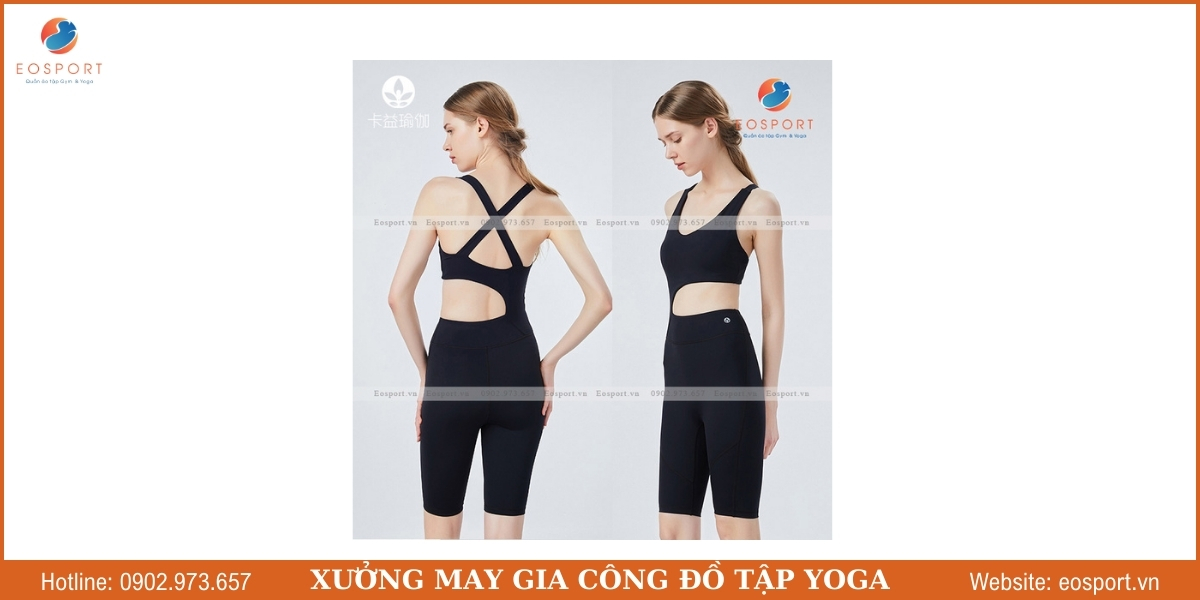 Dịch vụ may gia công đồ tập yoga tại eosport