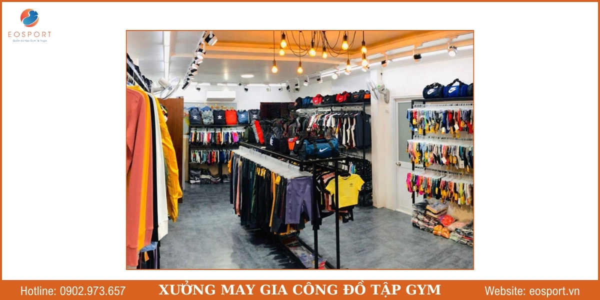 Tầm quan trọng của xưởng may gia công đồ tập gym