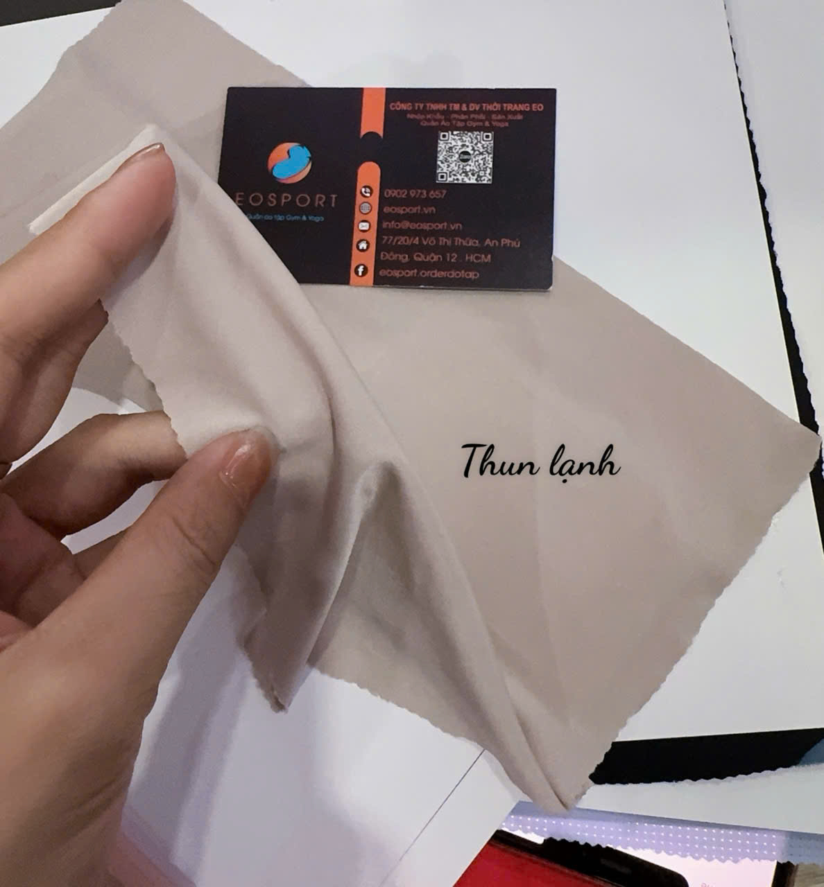 Vải thun lạnh Coolmax – thoáng khí, nhanh khô, dùng cho áo chạy bộ, áo đá banh